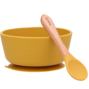 Bol con Ventosa + Cuchara Mostaza